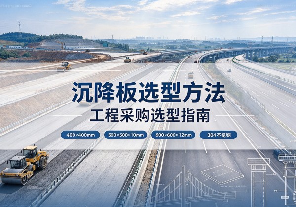 乾安沉降板选择方法